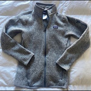 Gray Patagonia zip jacket